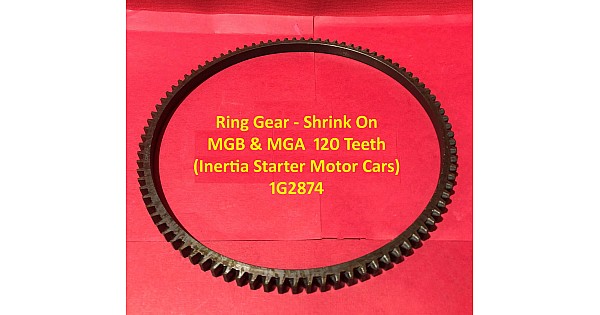 Flywheel Ring Gear Shrink On MGB MGA Inertia Starter Motor Cars