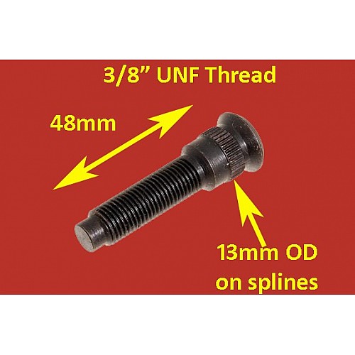 Triumph Spitfire, Herald, GT6 , Vitesse & Dolomite Extended Wheel Stud (48mm)   21H5774XL