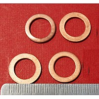 3/8" Internal Diameter Copper Sealing Washers.  (Sold as a Set of Four Washers)       233220A-SetA