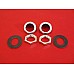 Classic Mini Mk1 & Mk2 Wiper Wheel Box Chrome Bezel and Nut Kit  37H6042C