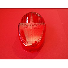Lucas L672 Red Tail Light Lens.  Triumph Spitfire & Triumph GT6      511800