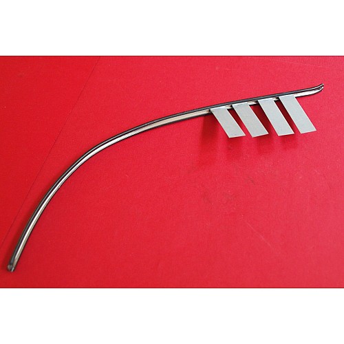 Triumph TR4 / 4A / 5 Short Rear Wing Beading (Sold as a Pair) Left & Right Hand S/S  750187-8-SetA