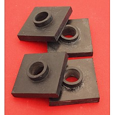 MGB Front Cross Member Lipped Mounting Rubber Pad. (Sold as a Set of 4) AHH6205-SetA