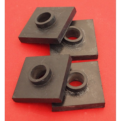 MGB Front Cross Member Lipped Mounting Rubber Pad. (Sold as a Set of 4) AHH6205-SetA
