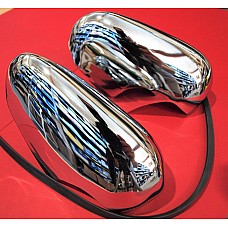 MGB1962-69 full chrome front over riders with Rubber Bead to suit   AHH6916-SetA