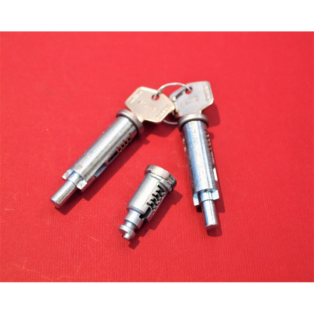 Classic Mini Mk3 & Mk4 Push Button Type Door Handles Lock Barrel Set ...
