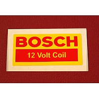 Bosch 12V Coil  Vinyl  Sticker  55mm x 25mm   BBIT12