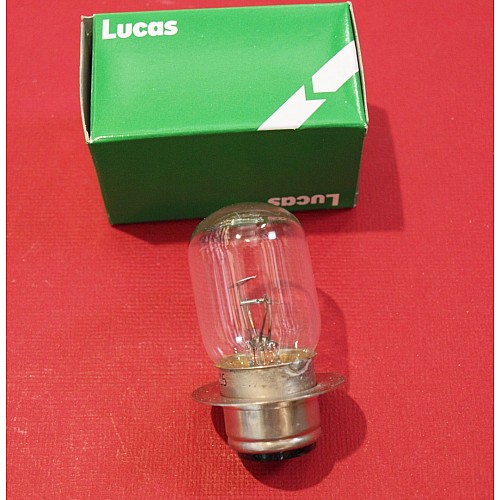 Lucas 12 Volt 50/40 Watt  Pre-focus Headlamp Bulb.     GLB414