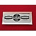 Lucas 12V Coil Type HA12  Black on Silver Foil Sticker  (77mm x 27mm)    CRST156