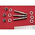 MGB, MGA MG Midget & Morris Minor Thermostat Stainless Steel Studs & Multipoint Nuts    C-STR286