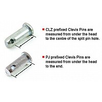 Clevis Pin 5/16" diameter by 1/2" long Clutch or brake master cylinder  CLZ512.