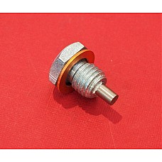 Classic Mini Magnetic engine oil Sump Plug with Copper Seal Washer DAM7335-SetA