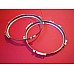 Classic Mini Head Lamp Retaining Ring. Stainless steel (Sold as a pair)   DHF100010SS-SetA