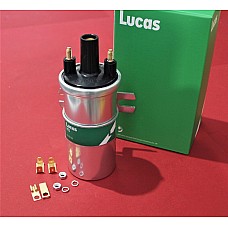 Lucas 12V Ignition Coil 1.0 Ohm.  (Early factory electronic ignition)    DLB198HQLUCAS