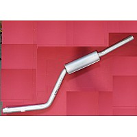 Morris Minor Large Bore  Steel Exhaust System - Rear Box & Tail Pipe (40mm)   EXH1002CZ