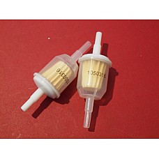 In-Line Fuel Filter for 1/4" (6mm) and 5/16" (8mm) Fuel Pipe.   ( Sold as a Pair)   FUELFILTER1-SetA