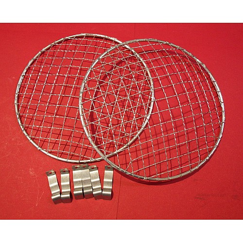 Stainless Steel Mesh Stone-guards for 7 Lucas lamps   GAC8000XS/S