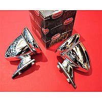 Tex Stainless Steel Bullet Racing Mirrors  (Sold as a pair)  GAM105SS - SetA
