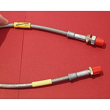 Triumph Herald Front Flexible Stainless Steel Braided Brake Hose *Drum Brake Only*  GBH201SS