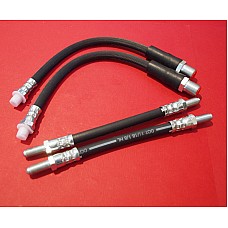 Classic Mini brake hose set for cars with discs & Calipers on front GBH249KIT