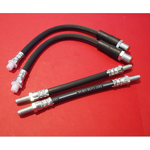 Classic Mini Brake Hose Set for Discs Brakes Calipers on Front GBH249KIT