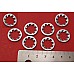 Star Locking Washer for 3/8 Threads or Nuts.(11/16 OD)  Set of 8  GHF323-SetA