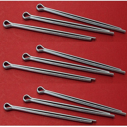 Steel Split pin. 1 1/2 long x 5/64 diameter. (Sold as a Set of 9)  GHF501-SetA