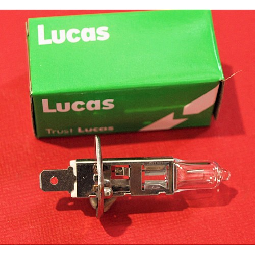 Lucas 12V 55w Halogen Bulb H1 Single  LLB448. H1 Single     GLB448
