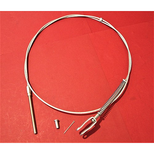 MINI MK2 & MK3  Handbrake Cable Kit with Clevis Pin & Split Pin   GVC1021-SetA