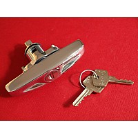 Classic Mini Mk3 & Mk4  Chrome Boot Handle  Lock and 2 Keys  JRC2844