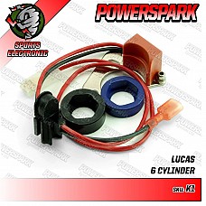 Powerspark Electronic Ignition Kit for Lucas 22D6, 25D6  6 Cylinder.   K1-Powerspark