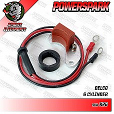 Powerspark Electronic Ignition for Delco D200 series 6 cylinder Distributors Negative Earth Only    K26-Powerspark