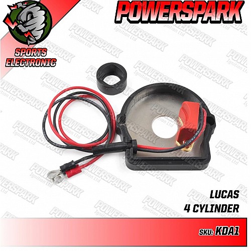 Powerspark Electronic Ignition Kit (Negative Earth) for Lucas DK4A Distributor  KDA1-Powerspark