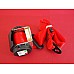 Classic Mini Inertia Reel REAR Seat Belt. RED. MSSB1109RED