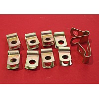 P Clip -  Pipe Clip & Clutch & Brake Line Clips  6.35mm Cable Diameter x 8.73mm Mounting Hole (Sold as Set of Ten).   PCR411-SetA