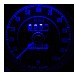 CLASSIC CAR LED 48 Lumen 8 SMD LED Flat Bulbs Dashboard & Gauge Lighting  BLUE  12VE10SHBL
