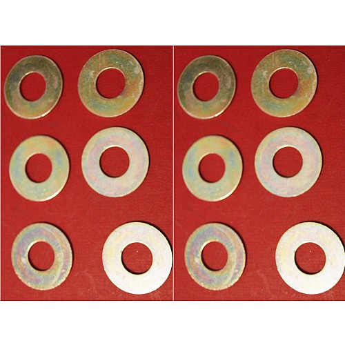 7/16 x 1.0  Flat  Plain washer . (Sold as a Set of 12)   WD600071-SetA