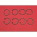 Triumph Gudgeon Pin Circlip Set (18mm)  (Set of 8 pieces)   508978-SetA