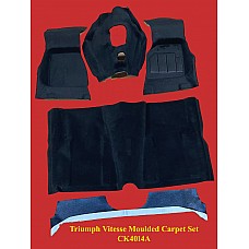 Triumph Vitesse Saloon & Convertible Moulded Full Carpet Set - Black  CK4014A