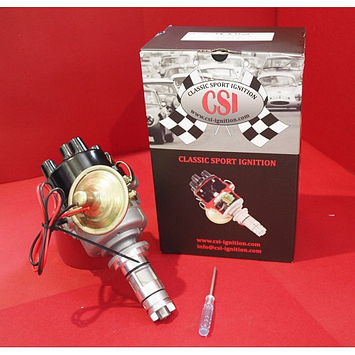 Classic Sport Ignition (CSI) Programmable Lucas 23d - 25d4 Distributor. A Series engines. With Vacuum  Advance.  C-27H7710