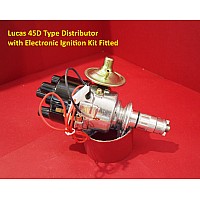 Powerspark Lucas 45D4 Type Distributor with Electronic Ignition Kit and Vacuum Advance Unit      D4-Powerspark