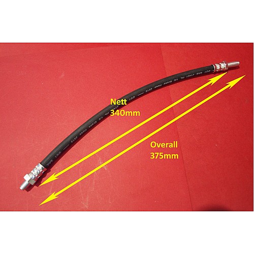 Triumph Stag, 2000, 2.5 Front Flexible Brake Hose 340mm  Left and Right Hand Side    GBH211