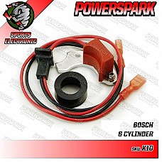 Powerspark Electronic Ignition Kit (Negative Earth) for Bosch 6 Cylinder Right Hand 1pc Points Distributor   K10-Powerspark