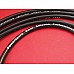 Powerspark HT Ignition Lead Set of 4 Cylinder HT Leads, Straight Spark Plug Terminals with Bare Ends   L11-Black
