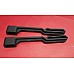 C&C Seat Belt Guide Attachments  (Sold as a pair) MGB & MGB GT.  MG Logo (22cm)  P1198MG