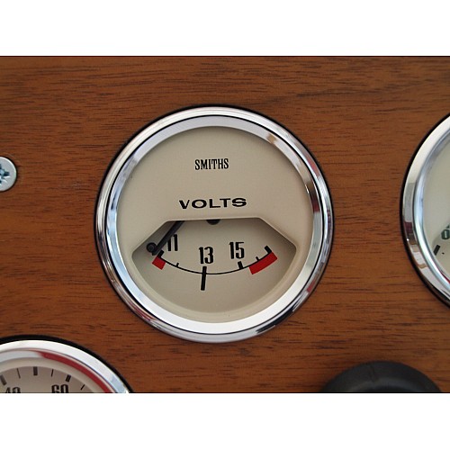 Smiths Gauge Voltmeter 2 Inch 50mm Magnolia Face SIB220MG