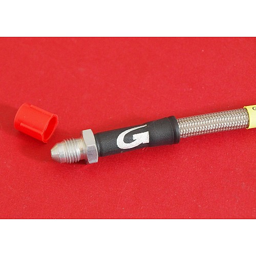 TFlexible Stainless Steel Braided Oil Pressure Gauge Hose Triumph TR2