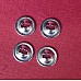 Brake shoe retaining (steady) pin retaining washer / collet. (Sold as a Set of 4) 17H4374-SetA