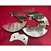 Brake Dust Shield - Back Plate LH & RH (Pair) Polished Stainless Steel Triumph Herald & Spitfire (Type14)  2136801SS