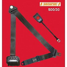 Securon Inertia Reel Front Seat Belt and Anchor kit  (Black)   Securon-500/30